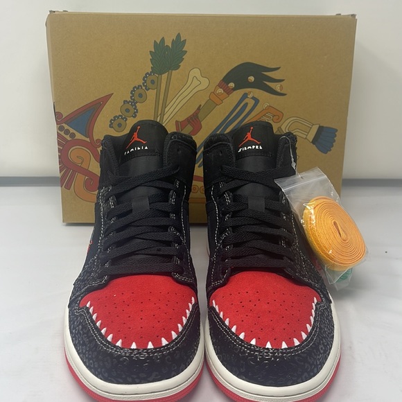 ✨ Brand new DS 100% authentic AIR JORDAN 1 MID SE GS SIEMPRE FAMILIA sz 9 - Picture 2 of 5